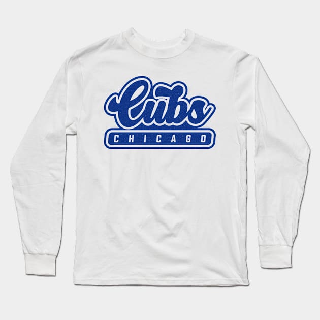 Chicago Cubs 01 Long Sleeve T-Shirt by Karambol